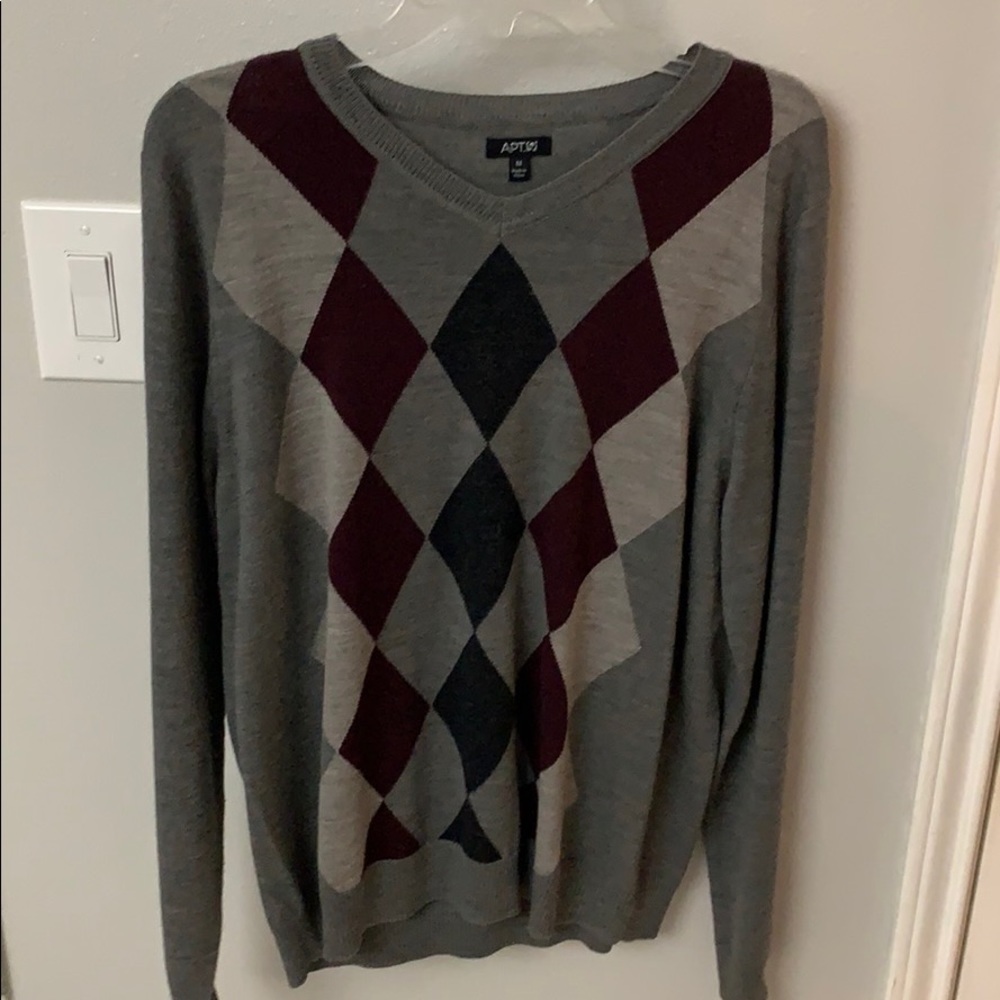 Checkered Fall/Winter Sweater